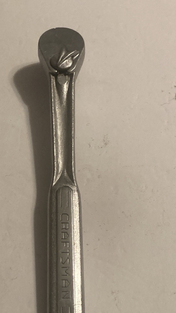 Craftsman Flying V 1/2″ Drive Ratchet with Oil Port =V= Vintage USA