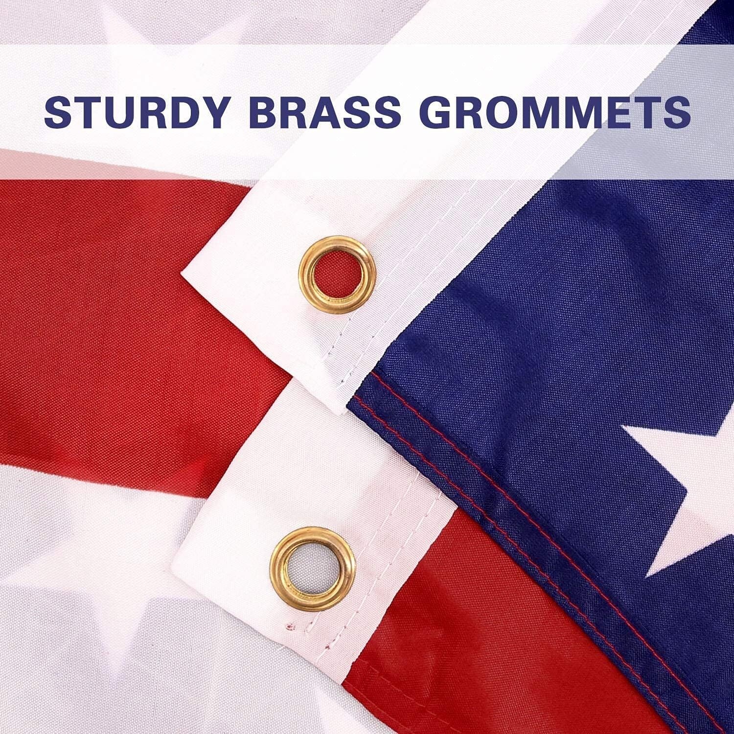 Wholesale lot 18 3′ x 5′ ft. USA US American Flag Stars Grommets United States