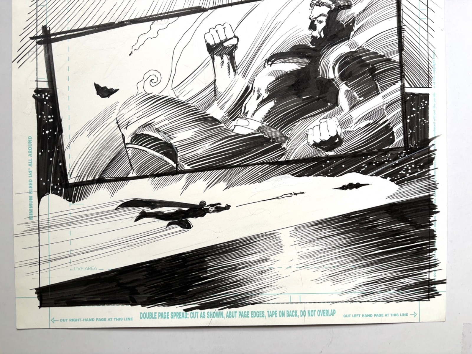 Batman Confidential 47 Pg 8 Original Art By Tom Mandrake Superman Undead