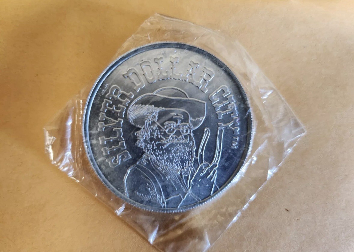 1974 Silver Dollar City Branson Missouri Coca-Cola Coin