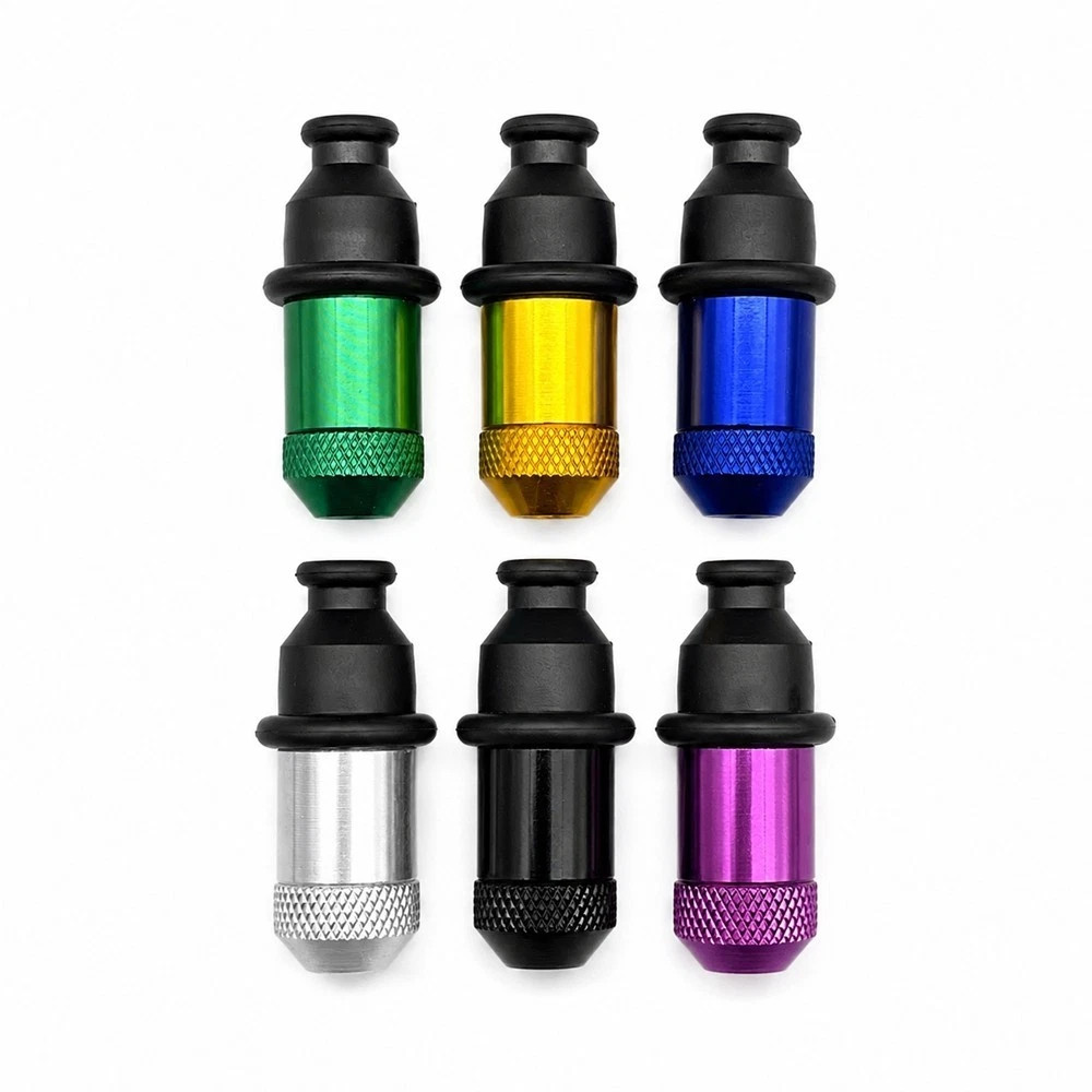 6 Pack Mini One Hitter Metal Tobacco Portable Smoking Pipe With Cleaning tools