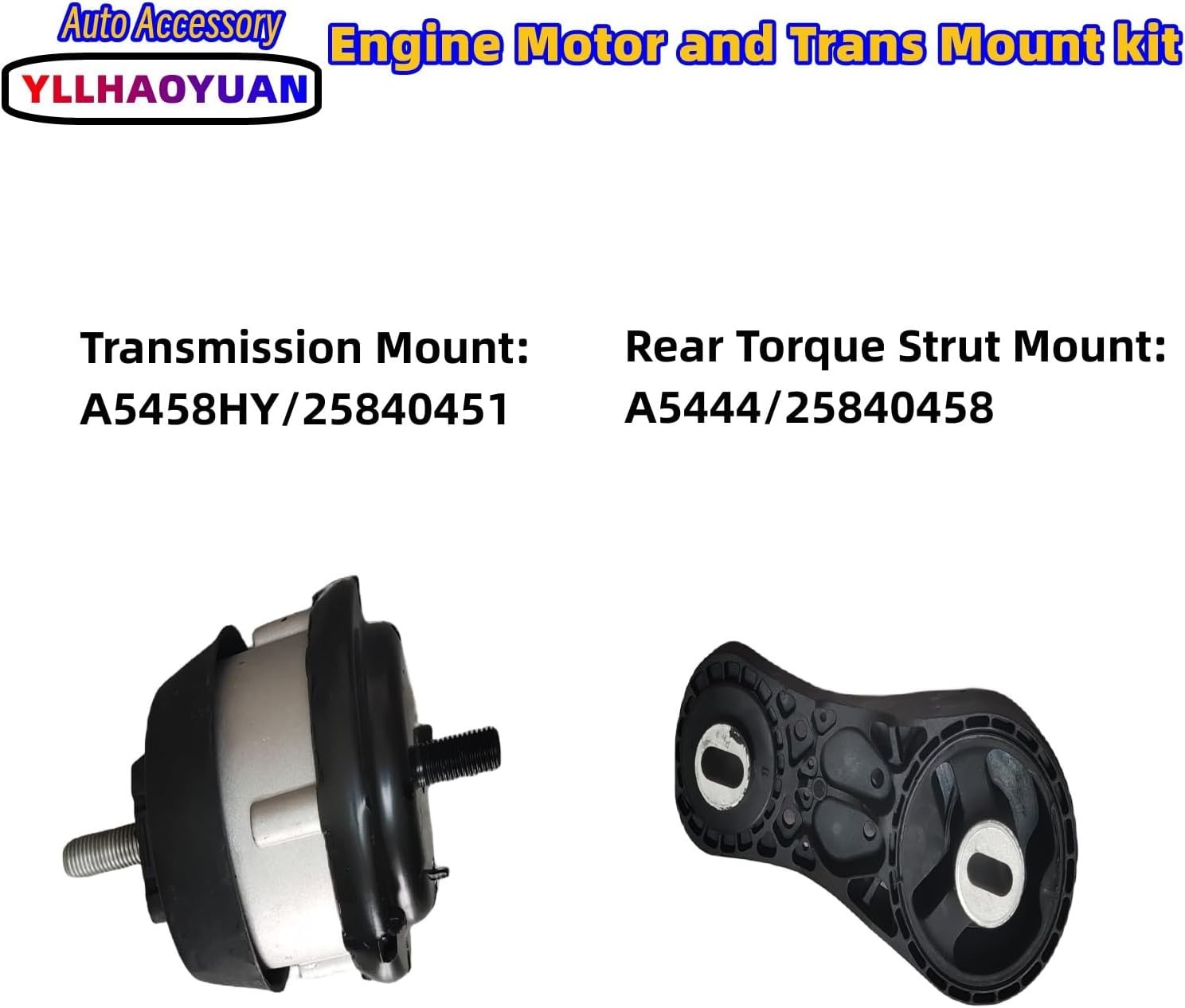 Yllhaoyuan Engine Motor Mount Kit for 2009-2017 Enclave, Traverse, Acadia, Outlo