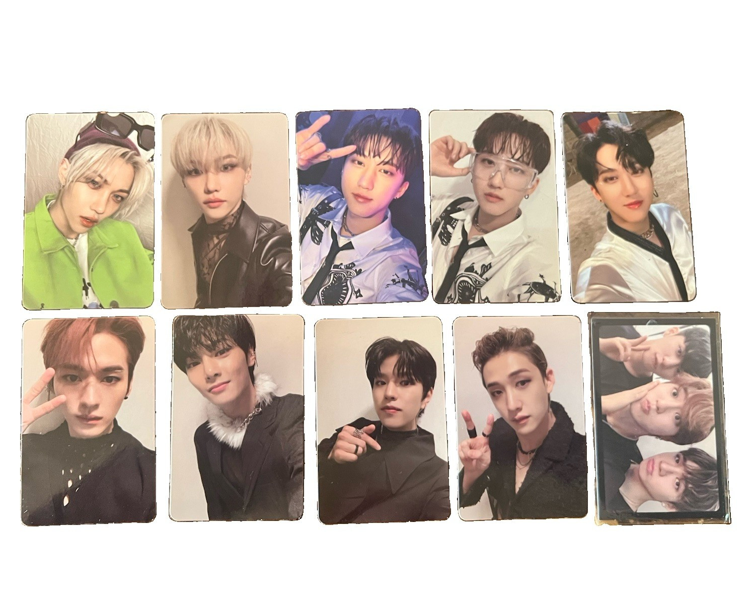 Stray Kids Photocard Lot (10) ODDINARY & Christmas EveL QR/Voice Cards