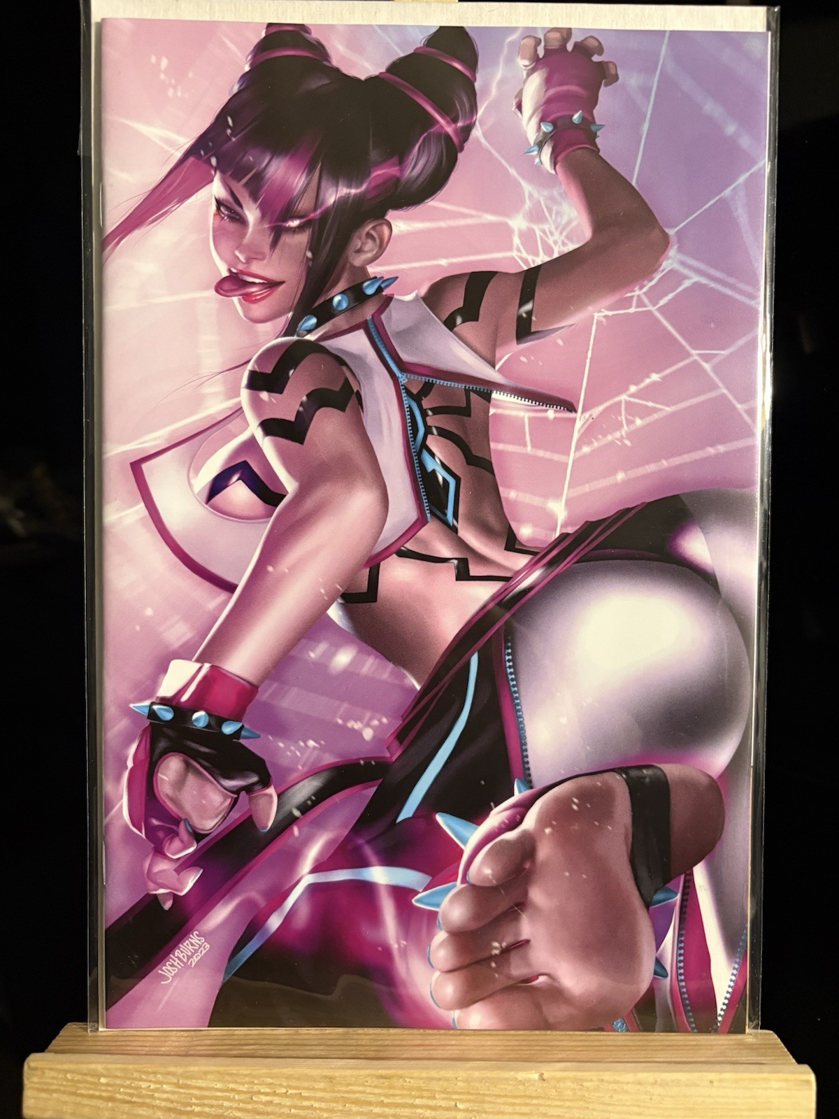 STREET FIGHTER MASTERS GAME GALS 1 JOSH BURNS Virgin Variant A LTD 500 W/COA