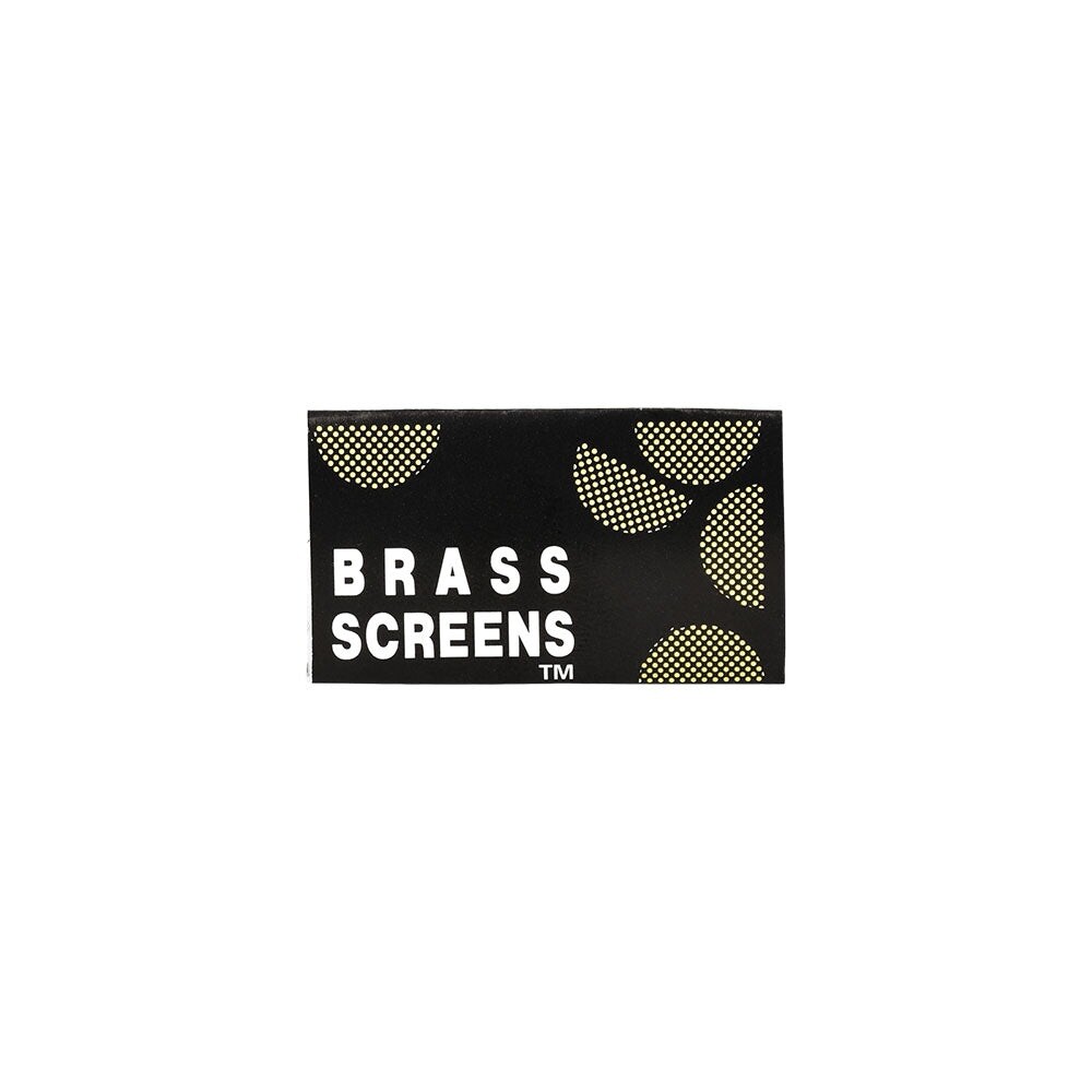 25 Brass Tobacco Smoking Pipe Screens 3/4″ Size 5 Packs 25 Count