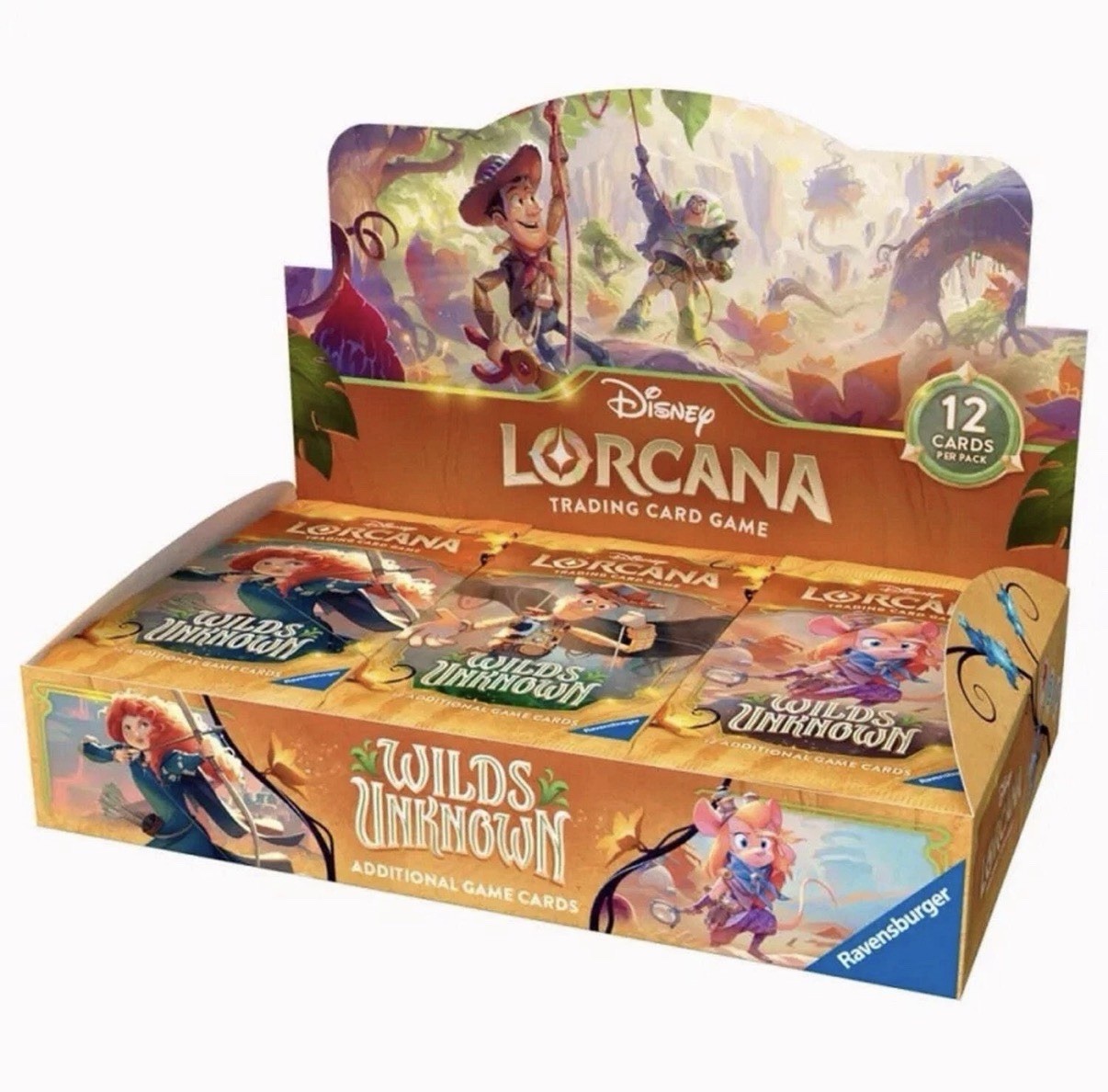 Disney Lorcana TCG WILDS UNKNOWN Booster Box – New, Factory Sealed