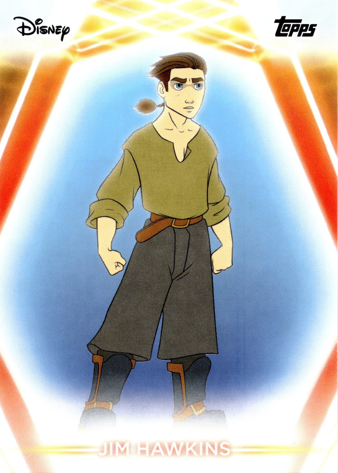2026 Topps Disney Neon Jim Hawkins #149 Treasure Planet