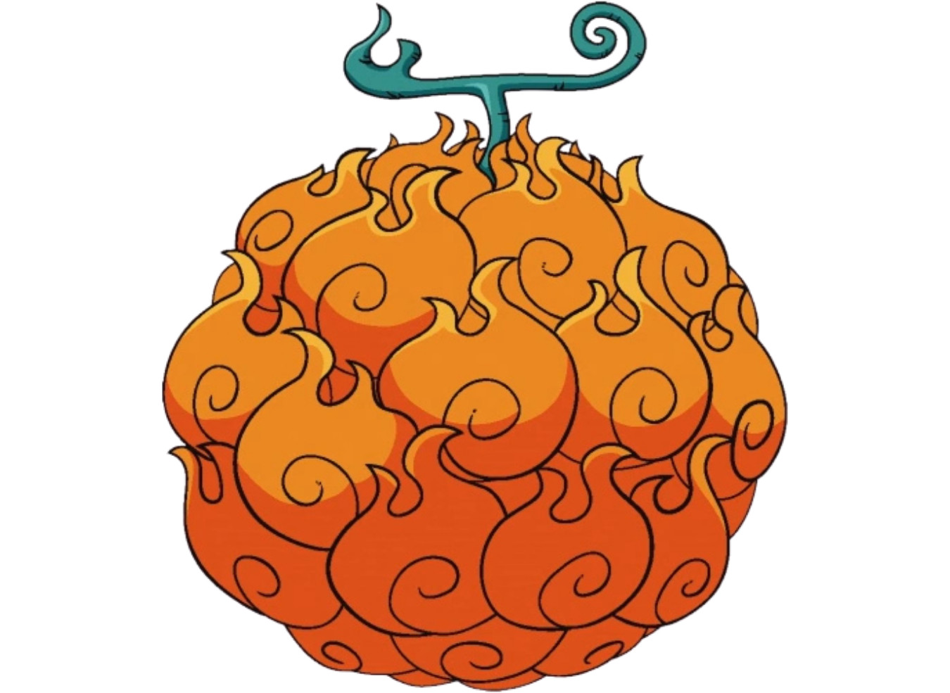 One Piece Devil Fruit Mera Mera No Mi (Flame flame Fruit) Portgas .D. Ace
