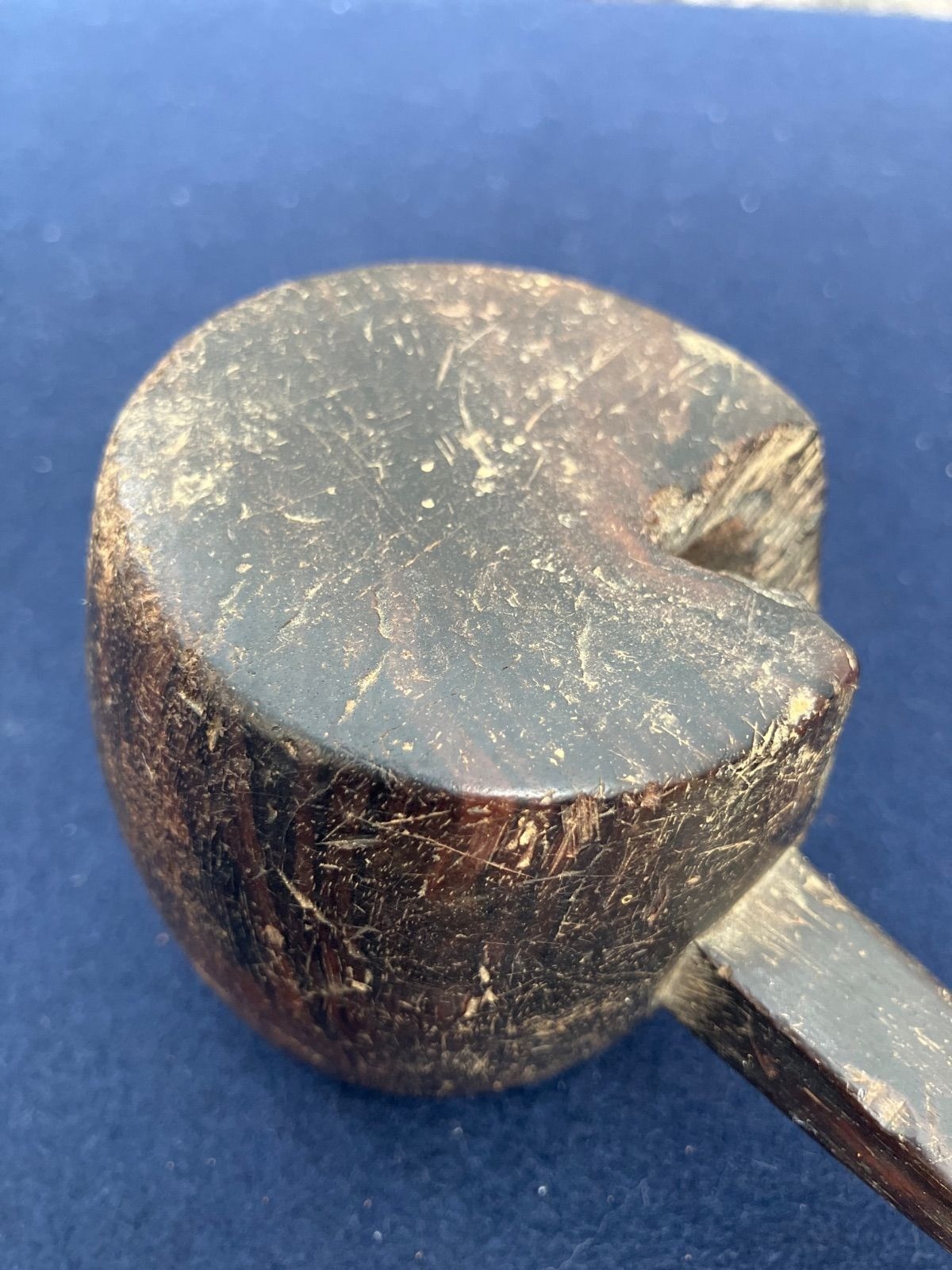 Vintage Japanese Wooden Mallet Hammer L12.2inch 12.0oz Carpenter Hand Tool #1320