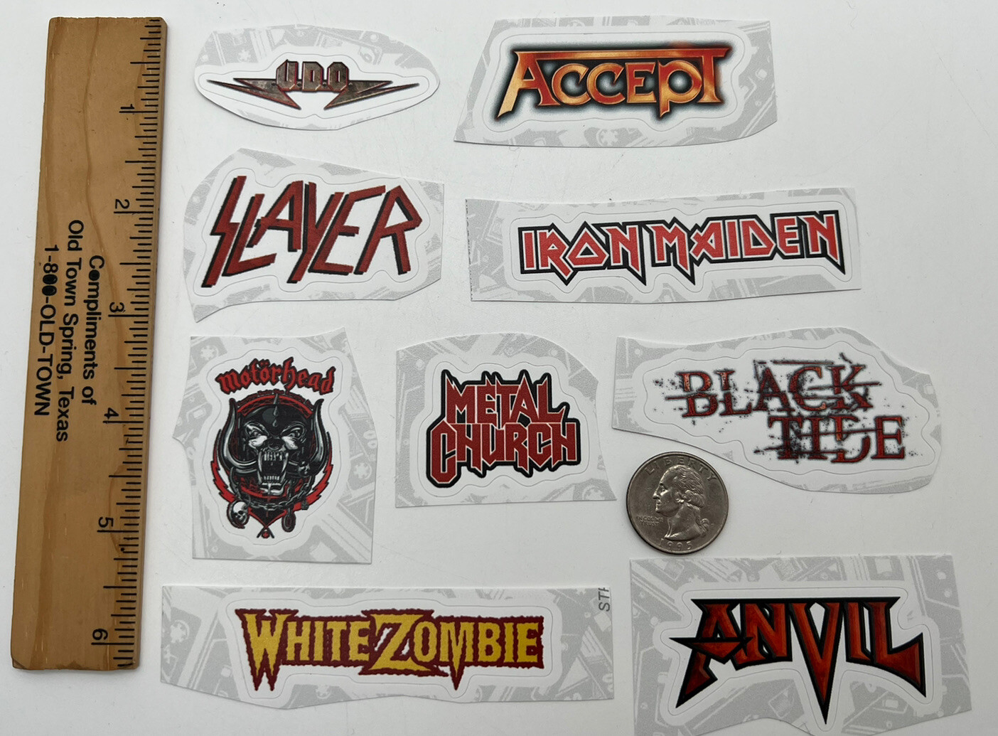 Vinyl Sticker Your Favorite Rock Band window, bumper, laptop water bottle (b2)