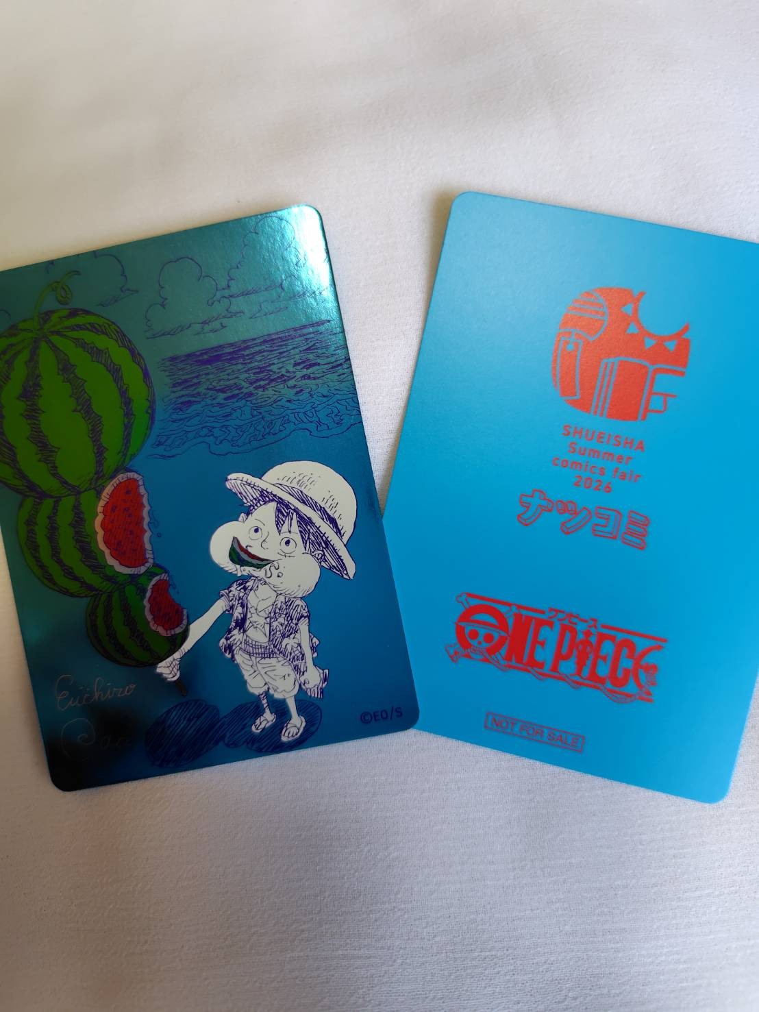 One Piece NatsuComi Metakira Card 2026 Eiichiro Oda Summer Comics Fair AA