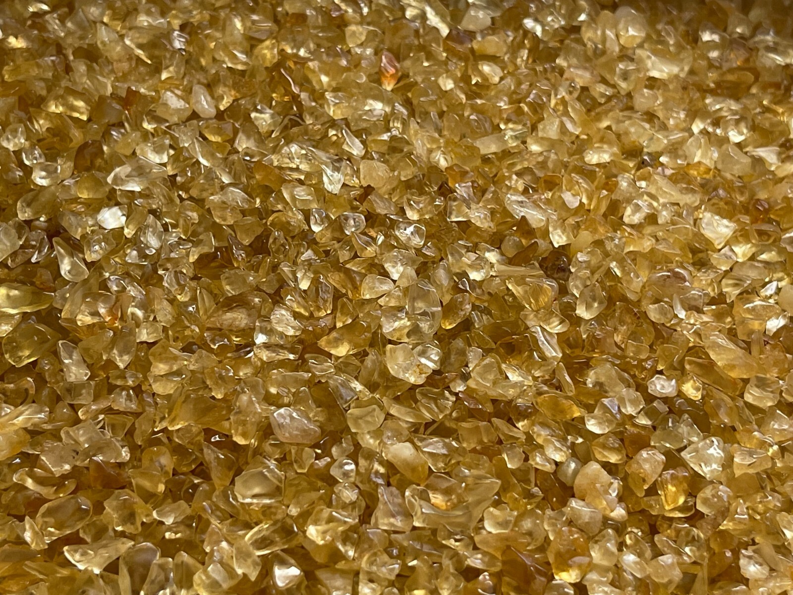 Grade A+++Citrine Semi Tumbled Gemstone Mini Chips 3 – 6 mm, Wholesale Bulk Lot