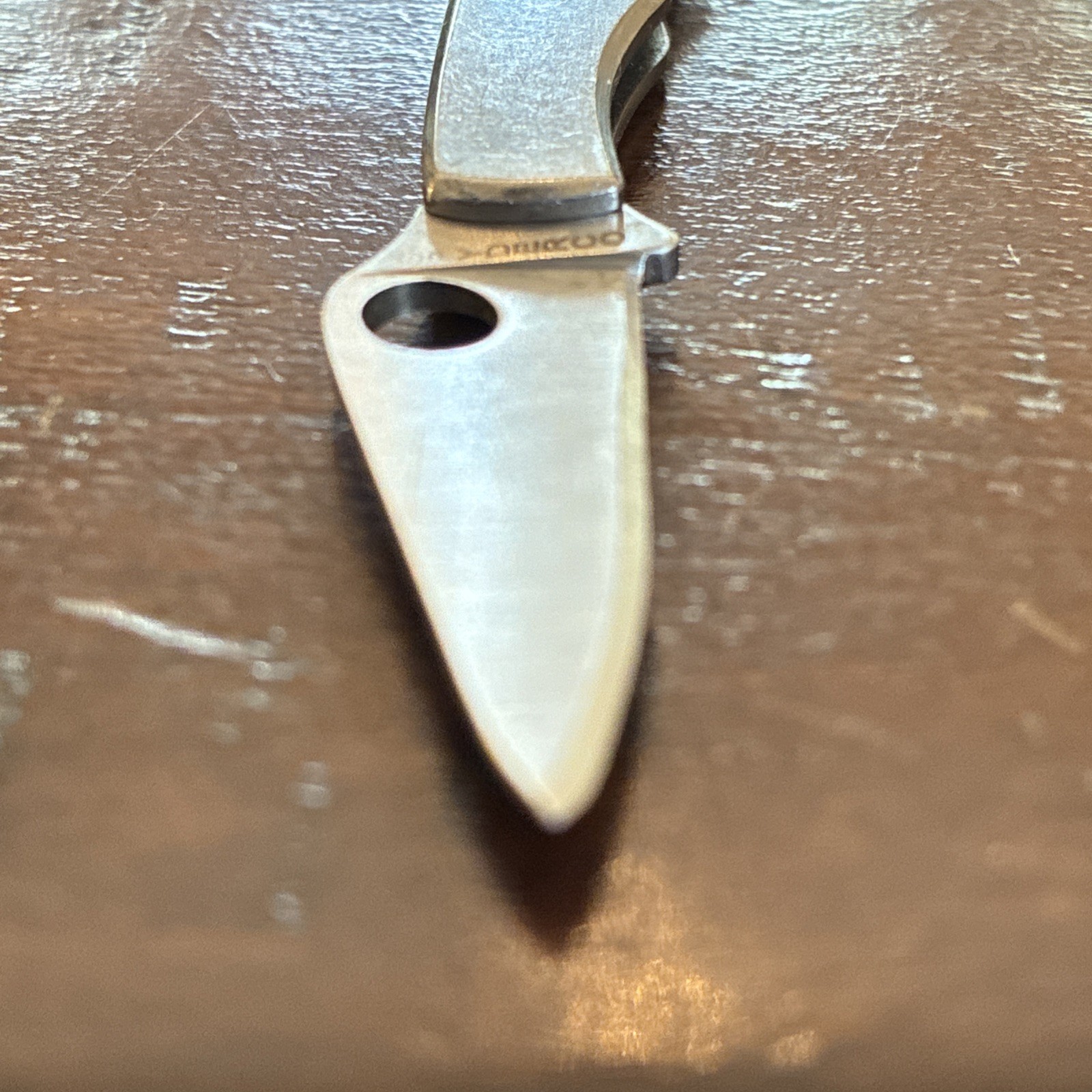 Spyderco Bug SS Slip Stainless Steel Handle Joint Plain Edge Folding Knife
