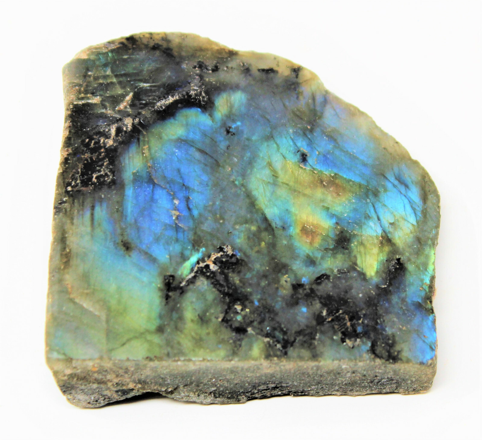 1 lb Wholesale Lots Natural Labradorite Slab / Slice Polished Face 8 – 14 Peices