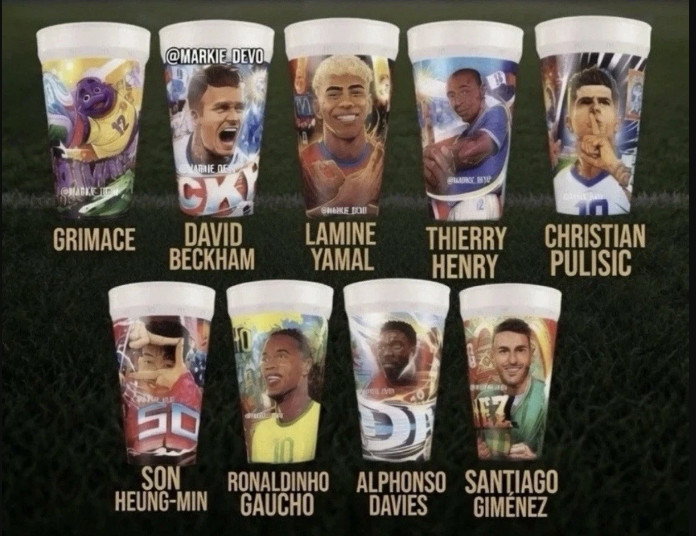 2026 McDONALD’S Fifa World Cup Collector Edition Cups Or Set (Opened)