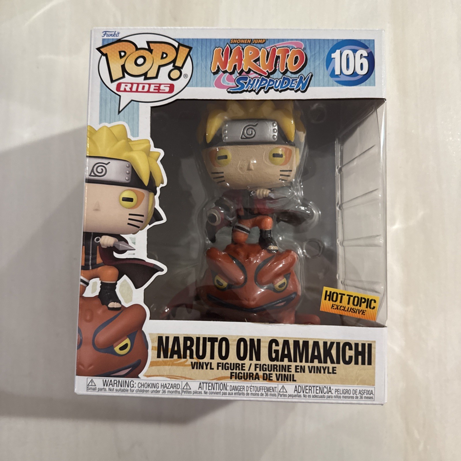 Funko Pop! Rides: Naruto Shippuden – Naruto on Gamakichi – Hot Topic (Exclusive)