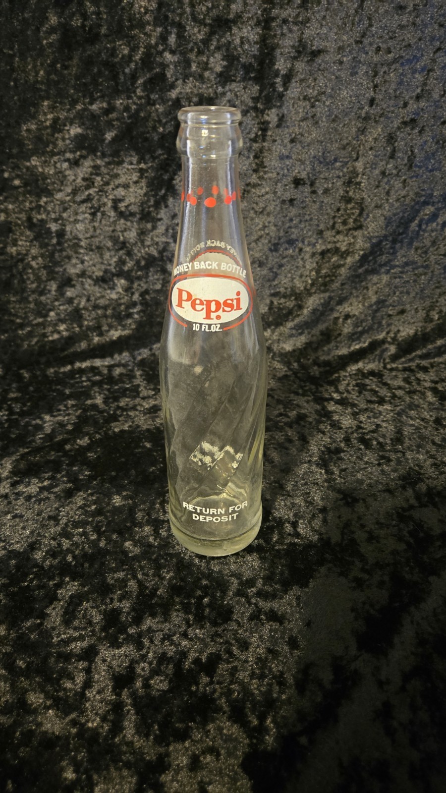 Vintage Pepsi Cola 10 fl oz Money Back bottle