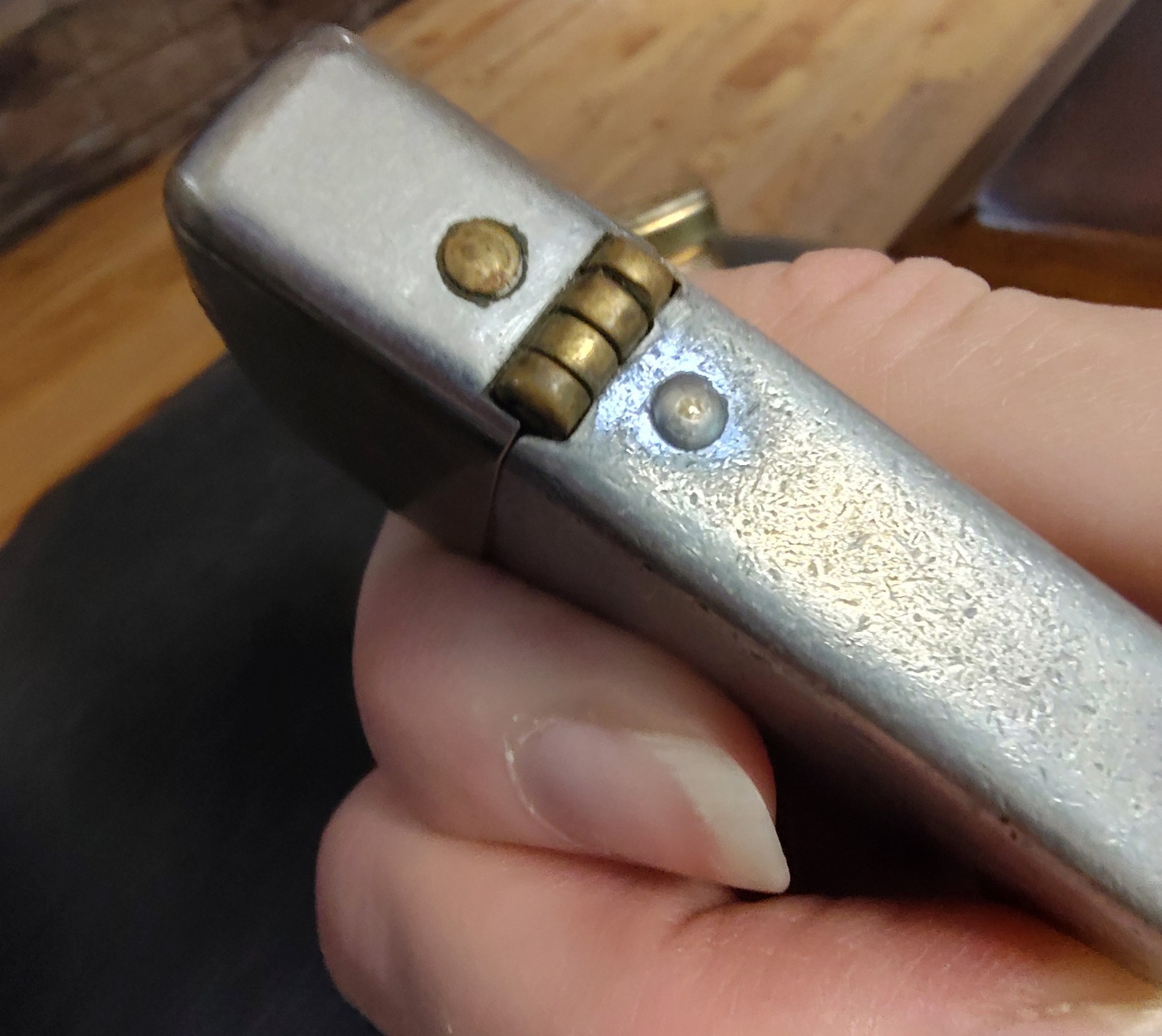 Vintage Table Cigarette Lighter Insert + Park flip top windproof PARTS or REPAIR