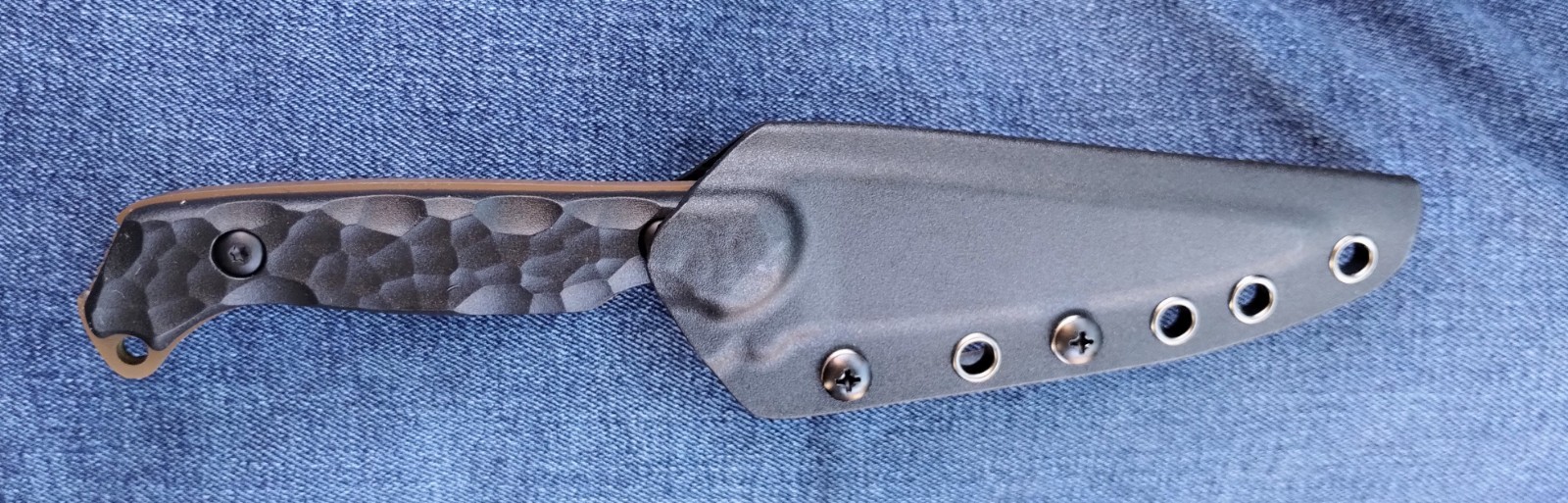 New 8.26″ Full Tang Outdoor Knife Ergonomic Handle Horizontal Carry K Sheath