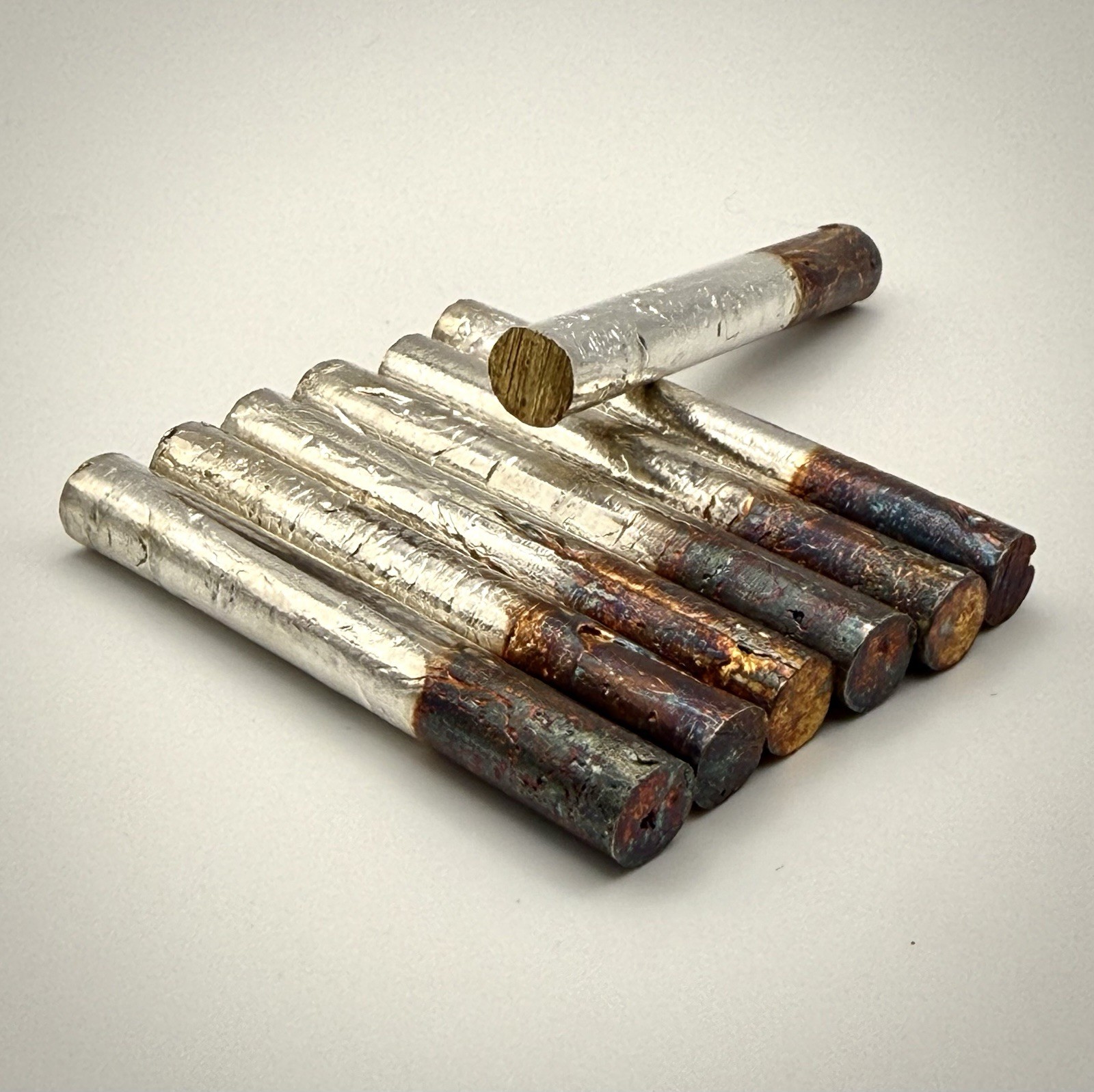 1oz .999 Fine Silver Uneven Metals Cigarette – Hand Poured Fine Art Piece