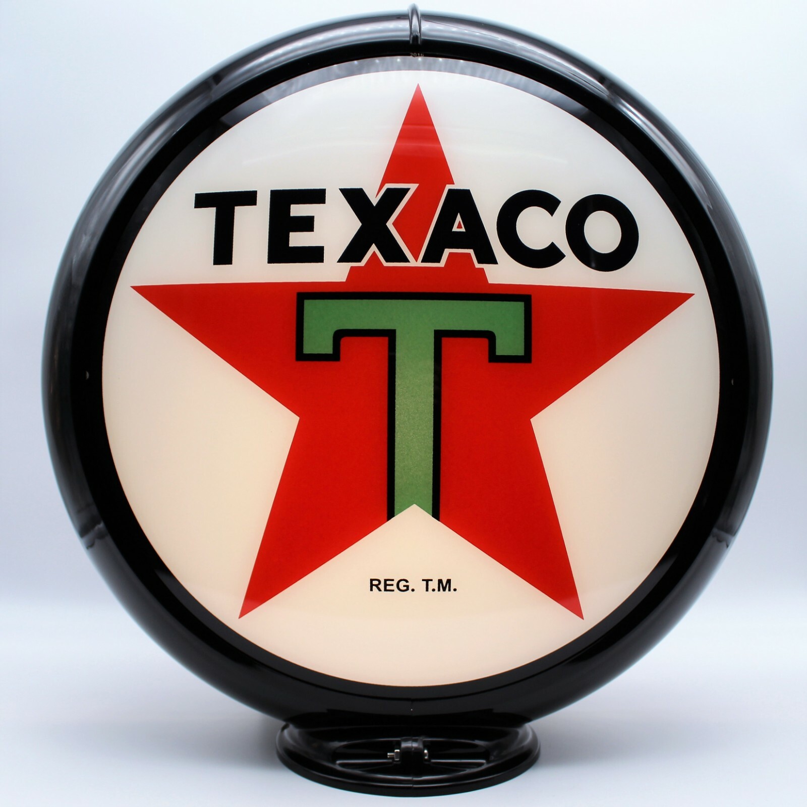 TEXACO STAR 13.5″ Gas Pump Globe – SHIPS FULLY ASSEMBLED! READY FOR YOUR PUMP!!