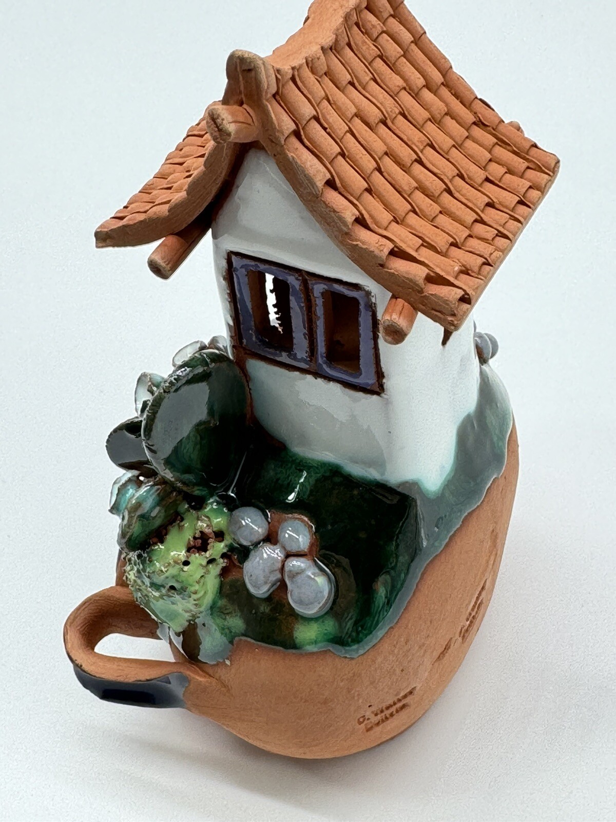 G Walter Handmade Ceramic Nativity Scene Tilinchos Mini People Bolivia Vintage