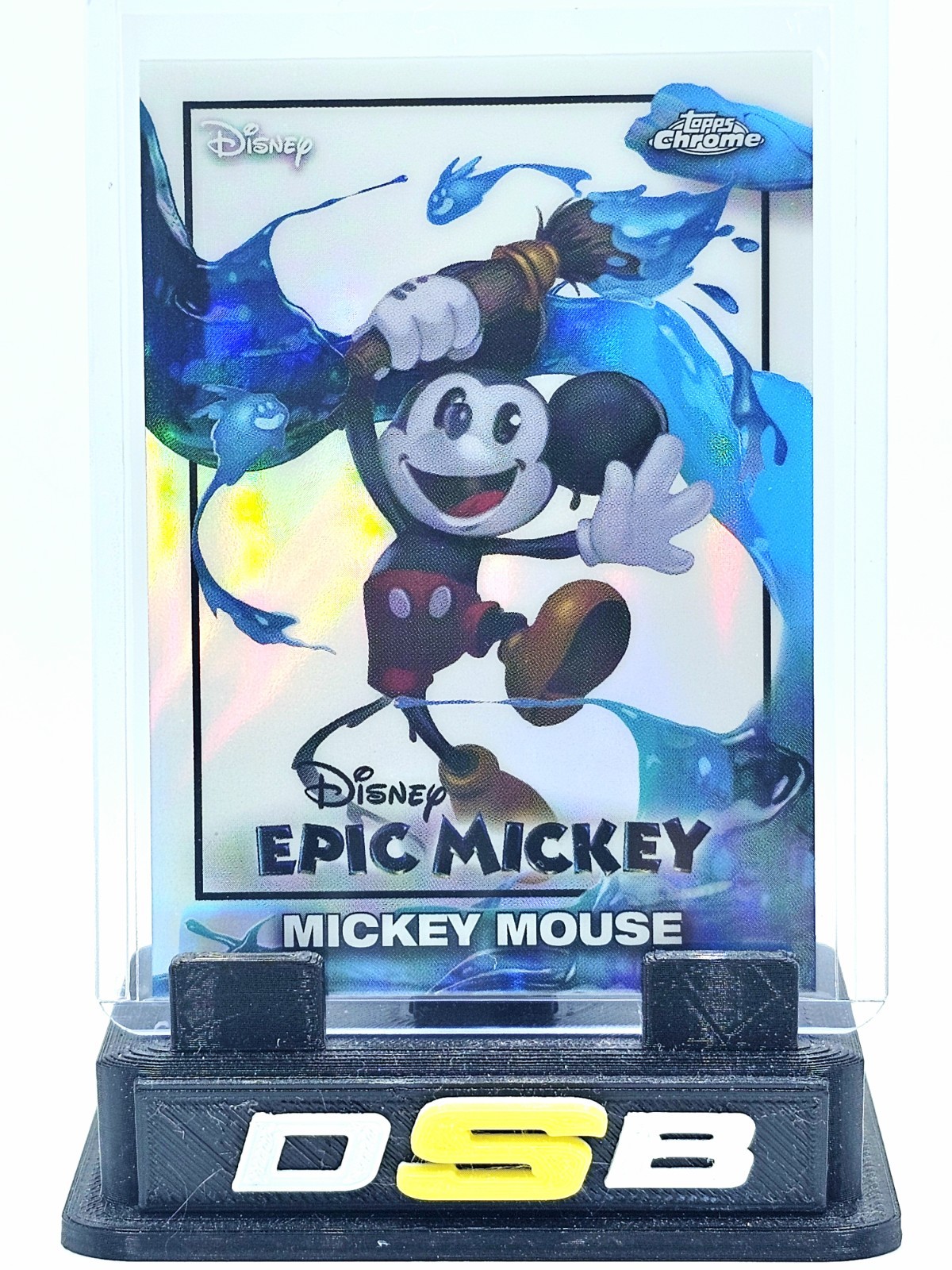 Mickey Mouse EM-1 – 2026 Topps Disney Neon EPIC MICKEY Topps Chrome Refractor