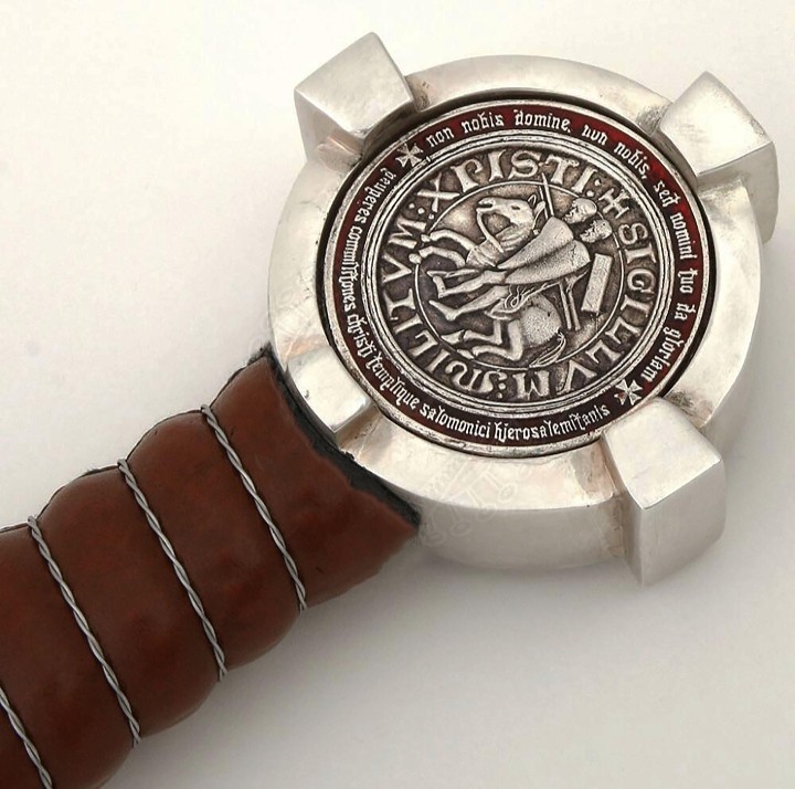Handmade Knight Templar Sword Crusader Collectible Replica – free engraving