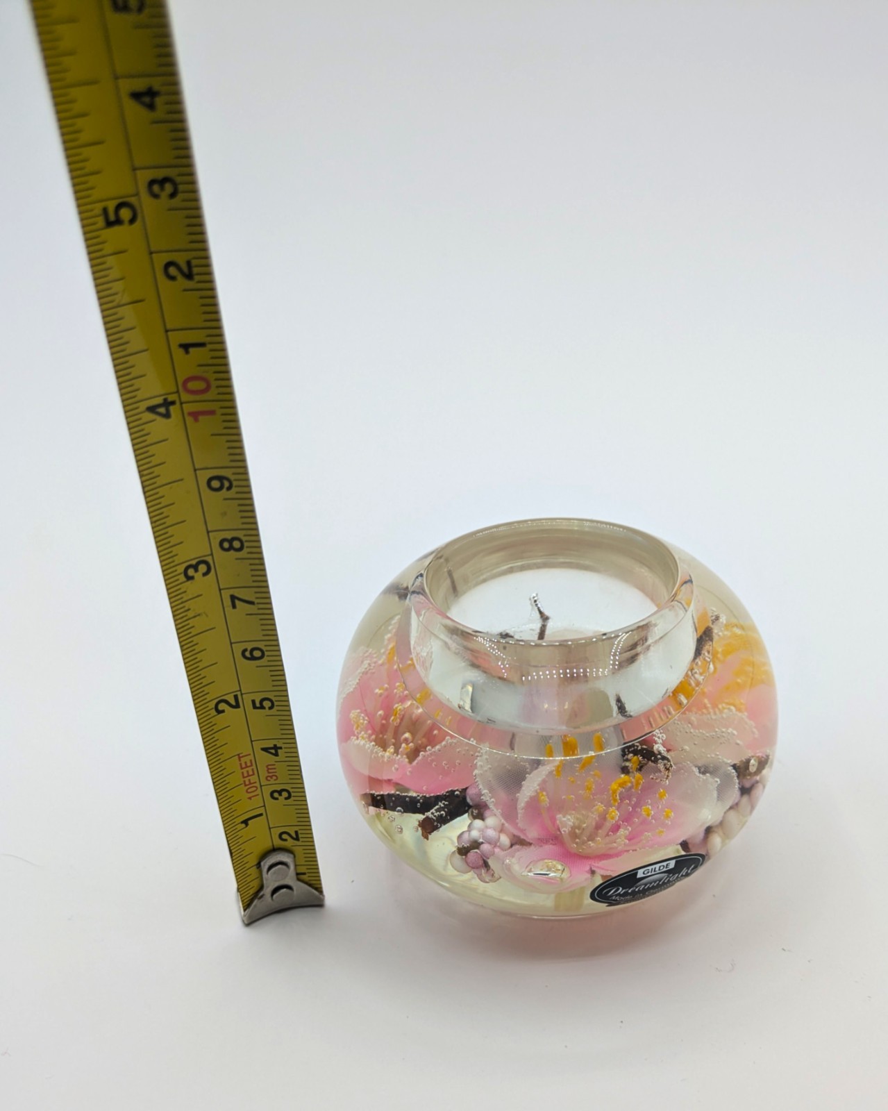 Gilde Dreamlight Sakura Handcrafted Made in Germany Candle Holder