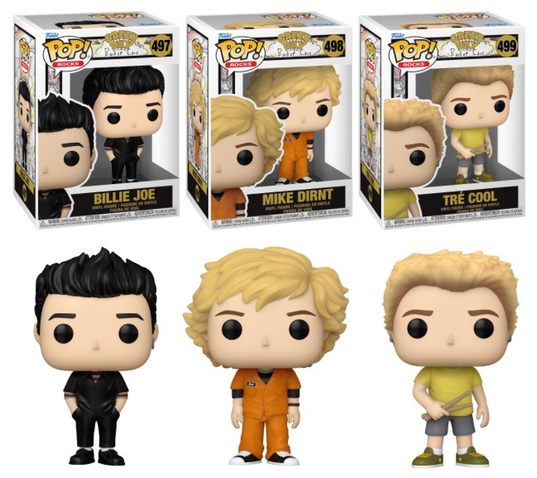 Green Day (Basket Case) Funko Pop! Rocks Set (3)