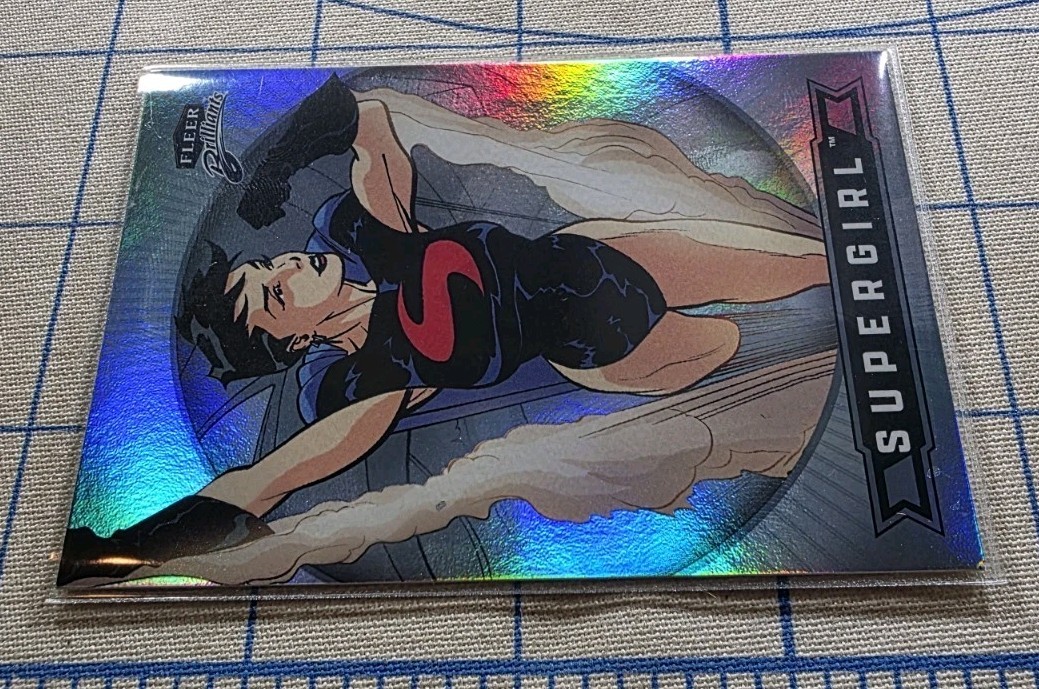Fleer Brilliants Superman – Supergirl (Cir-El) #12 Regular Base – DC Comics Card