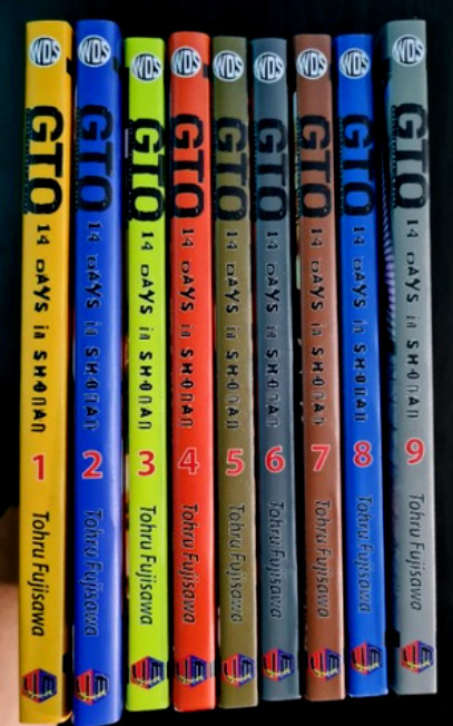 Great Teacher Onizuka 14 Days In Shonan GTO English Manga Vol 1-9 Set Comic Book