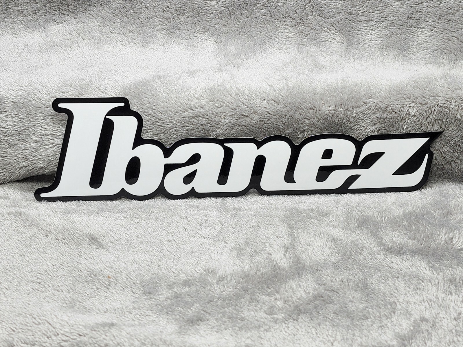 Ibanez Guitars White Sticker
