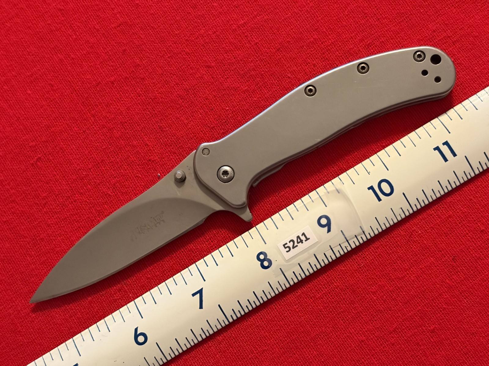 Kershaw 1730SS Plain Edge Assisted Open Ken Onion Knife
