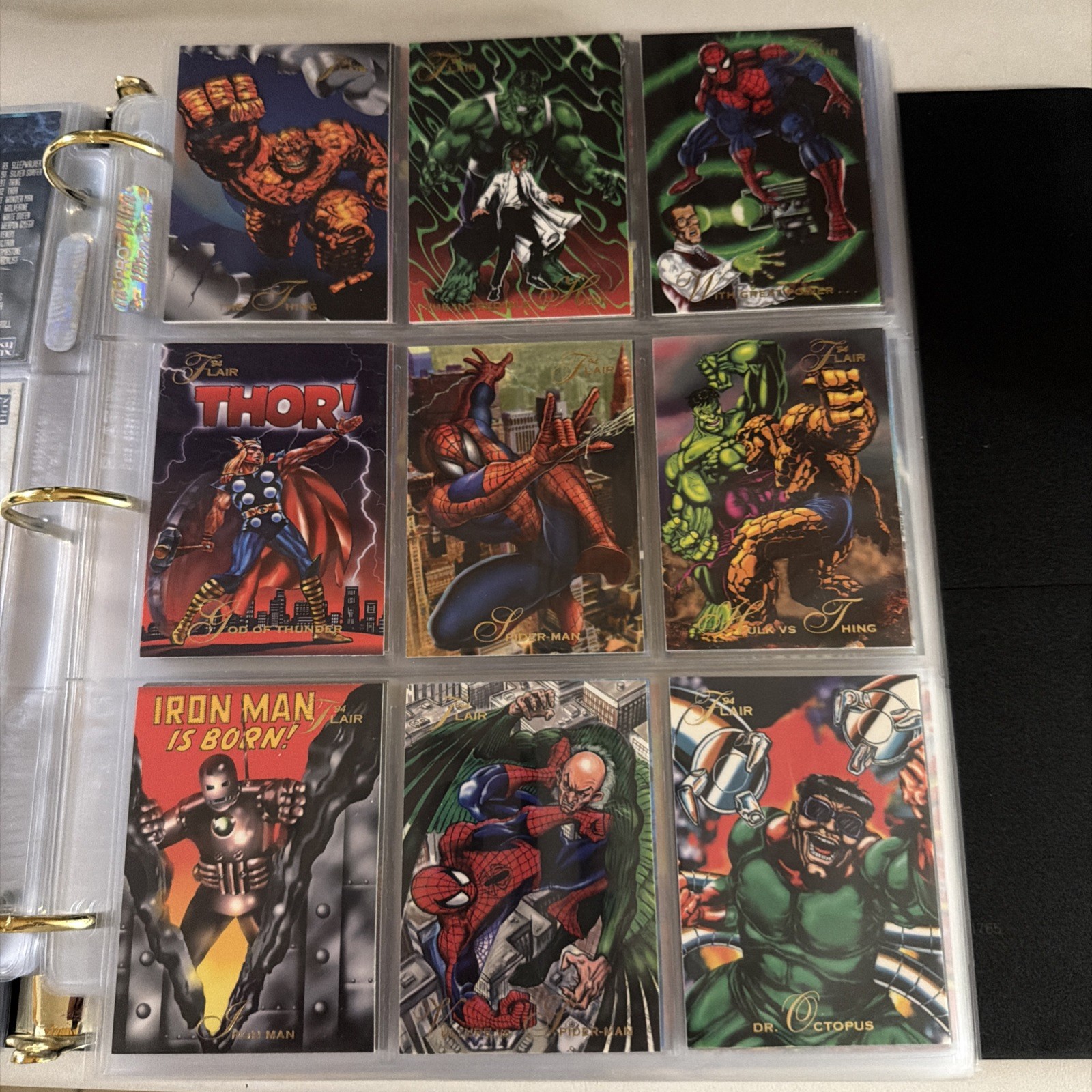 1994 Flair Marvel Annual Complete 150 Base Card Set NM-MINT