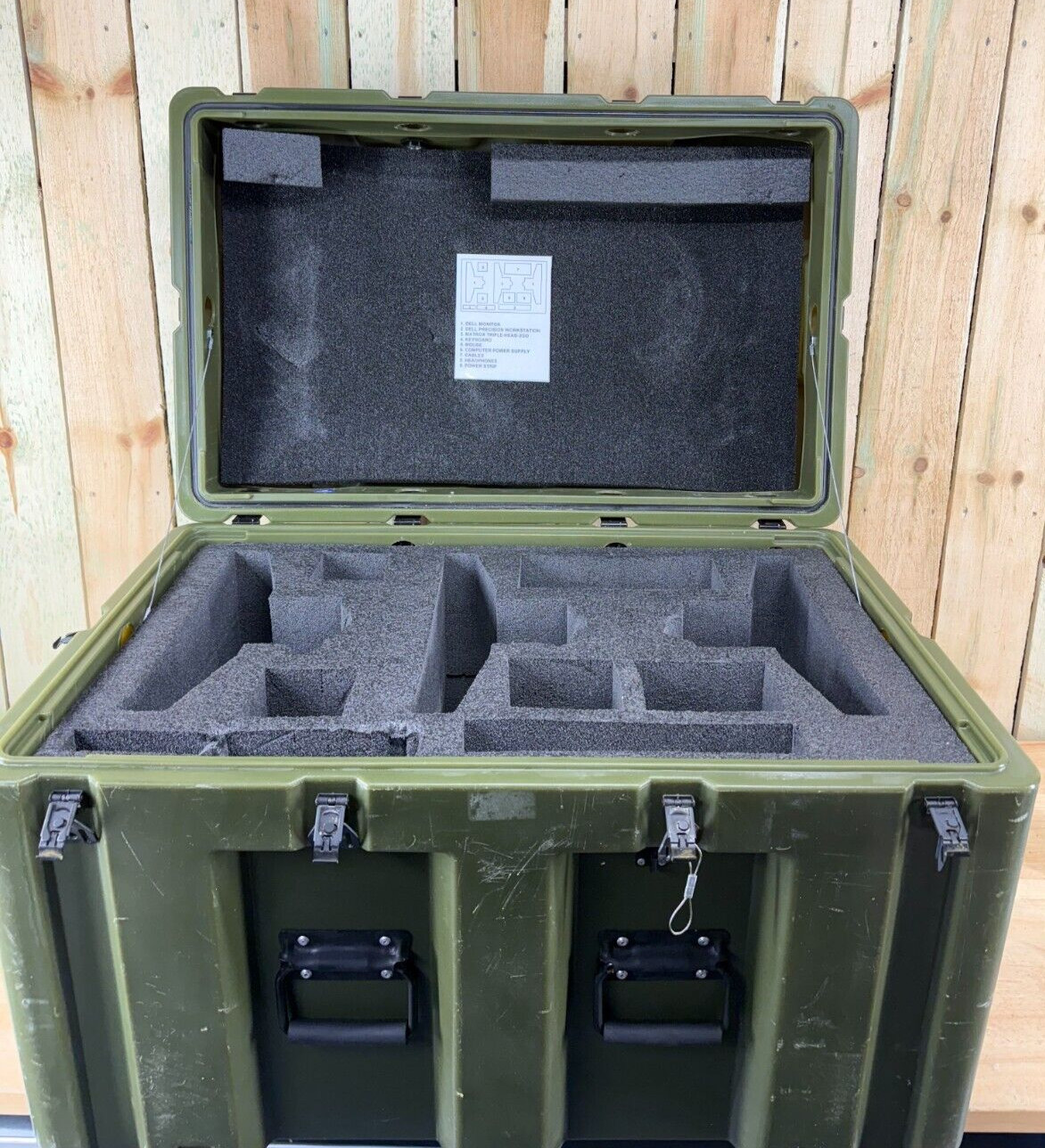 PSI Footlocker Green Case 32″X20.5″X21.5″ Military (Hardigg) Waterproof