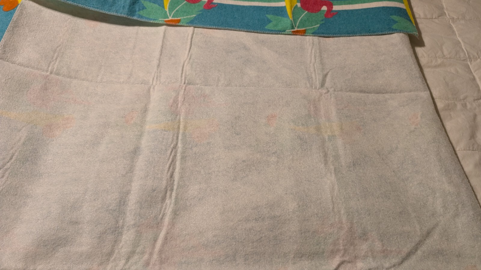 Vintage BEACH THROW BLANKET KEY WEST 60“ x 90“ 100% Polyester NIP Made in USA