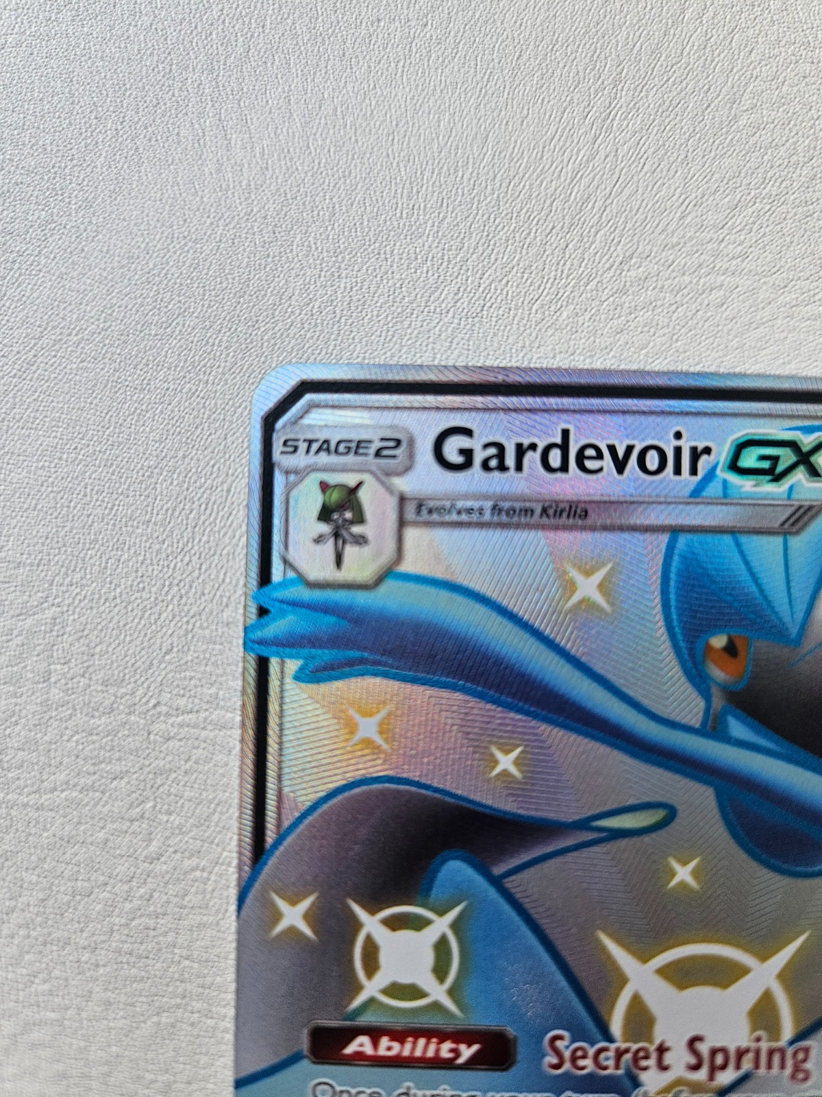 Pokemon TCG Gardevoir GX Full Art Holo Card SV75/SV94 Hidden Fates NM