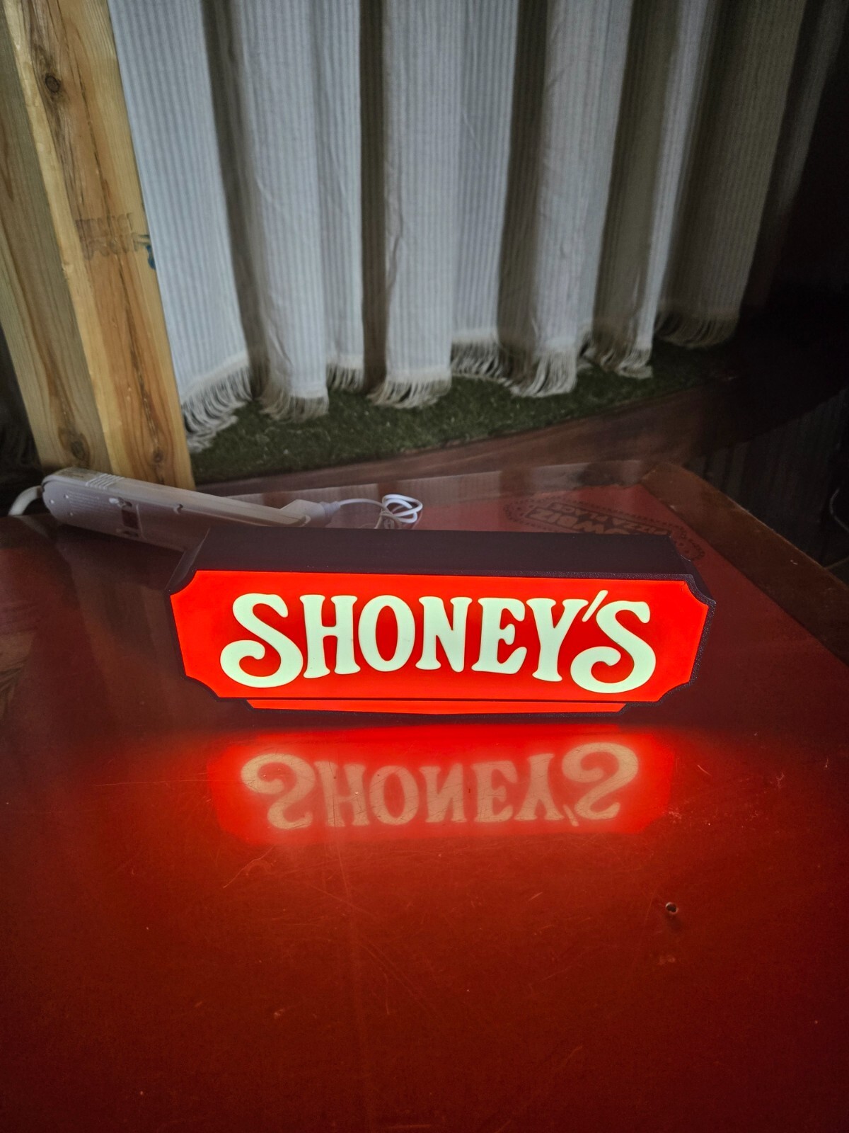 Shoneys Family Restaurant – USB Lighted LED Sign – Man Cave