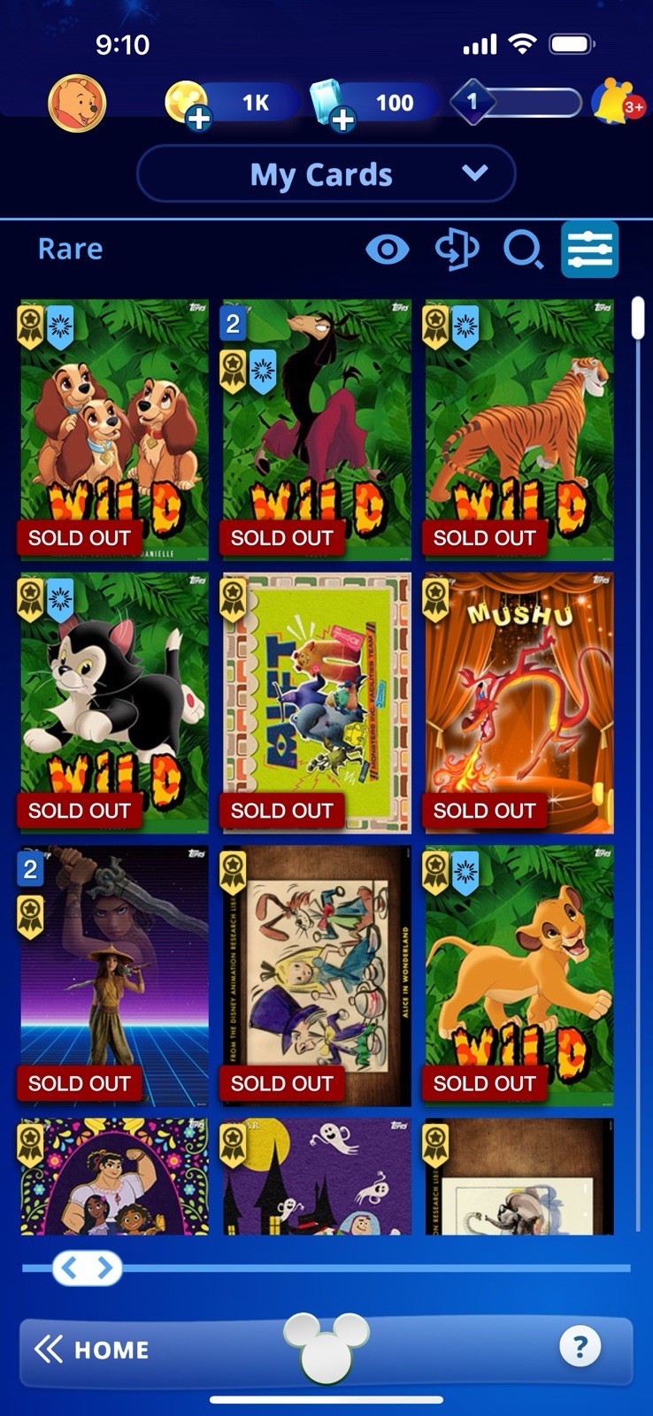 Topps Disney Collect Digital 2020 – 2021 Cards