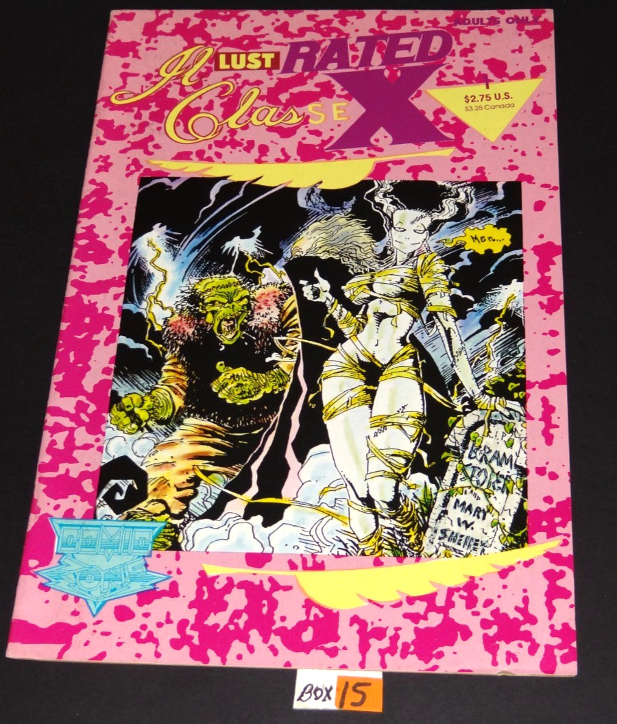 Illustrated Classex no. 1 FN- (1991 Comic Zone ) Adults Only,Frankenstein. HTF