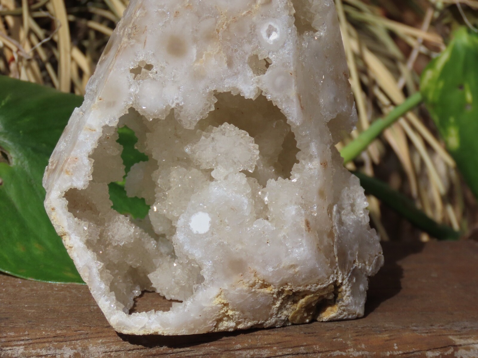 Large Snowflake Agate Druzy Crystal Generator 305grams 110mm Tall