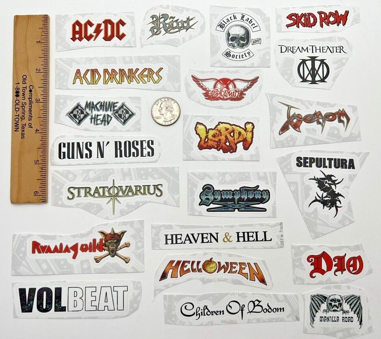 Vinyl Sticker Your Favorite Rock Band window, bumper, laptop water bottle (b2)