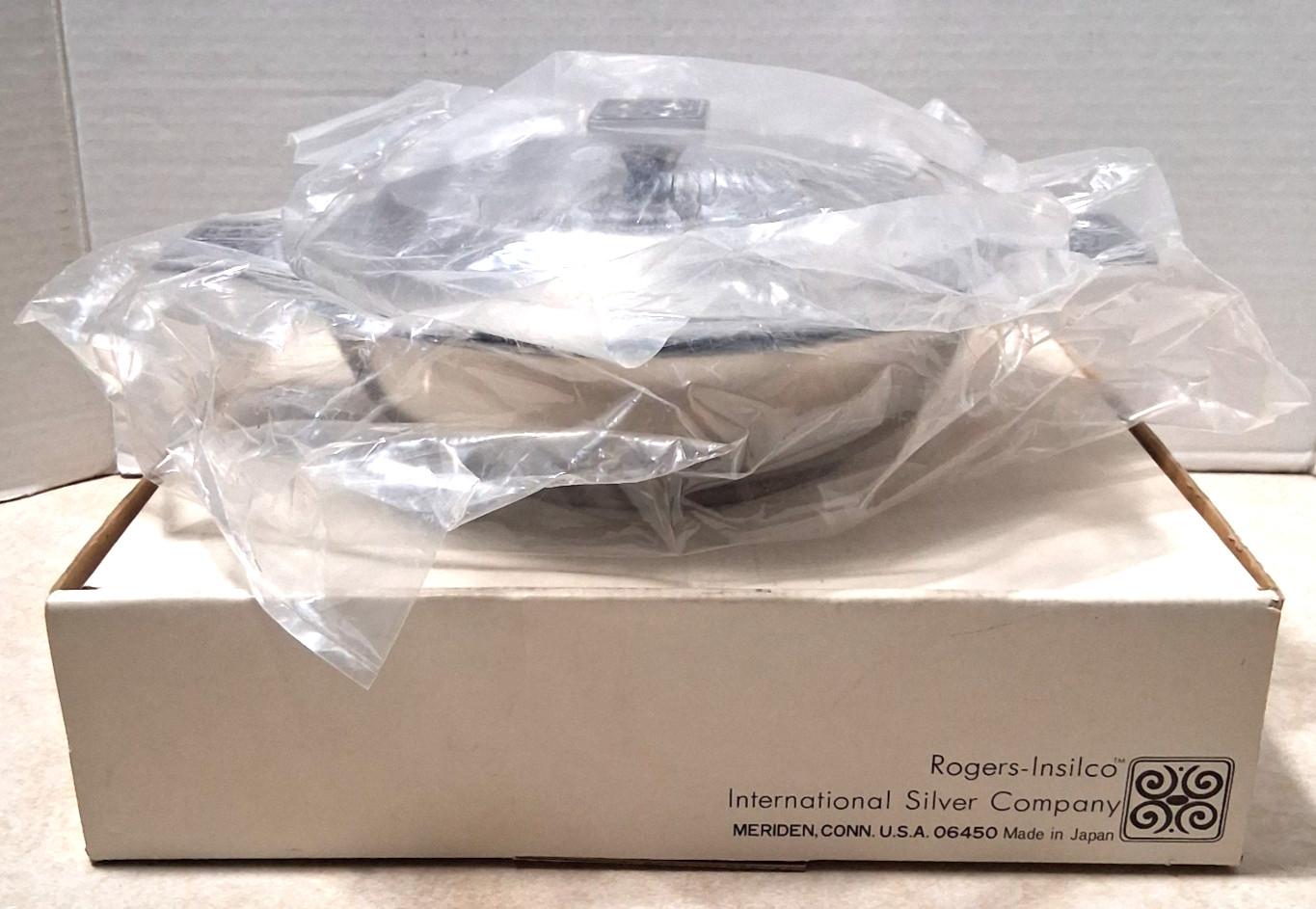 Rogers Insilco – Stainless Steel Casserole – NOS – Vintage – MCM – 8062 – Japan