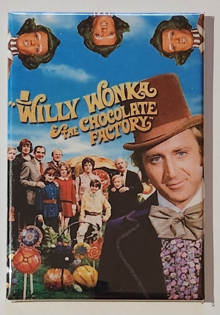 Willy Wonka & The Chocolate Factory Movie Refrigerator Magnet 2″ X 3″ fridge
