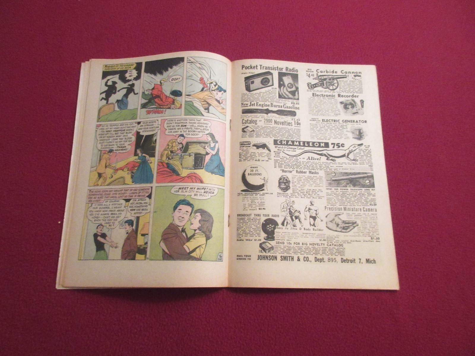 Rare 1960 2ed Issue Unknown Worlds American Comics Group Original & Complete