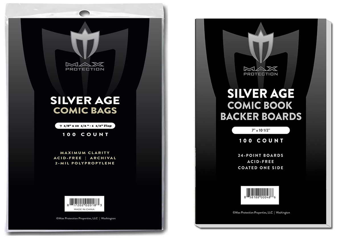 300 Max PREMIUM Silver Comic Book Bags and Boards – NEW Acid Free Archival Safe