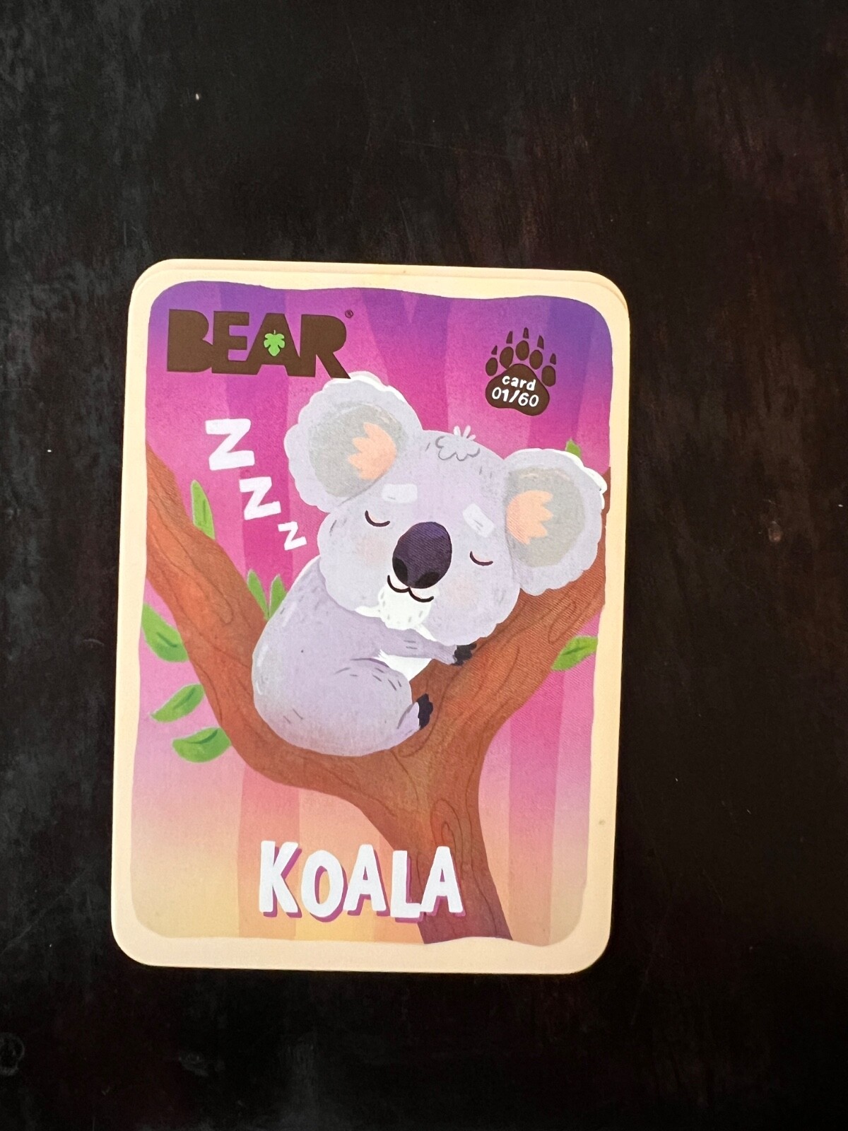 Bear Fruit Snack Animal Cards – Various animals – Complete Your Set!