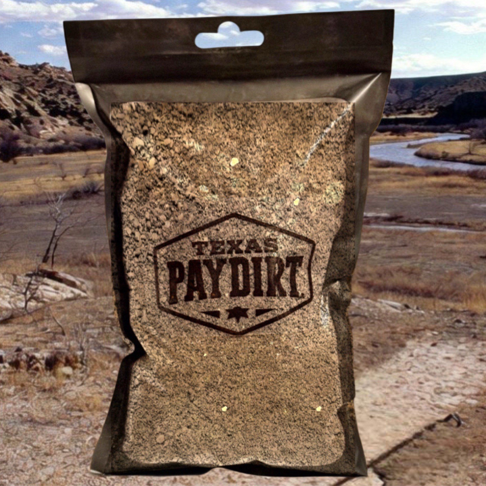 Gold Paydirt Covered Creek FIND .10 GOLD GUARANTEED 2 Pickers, Flour And Flake