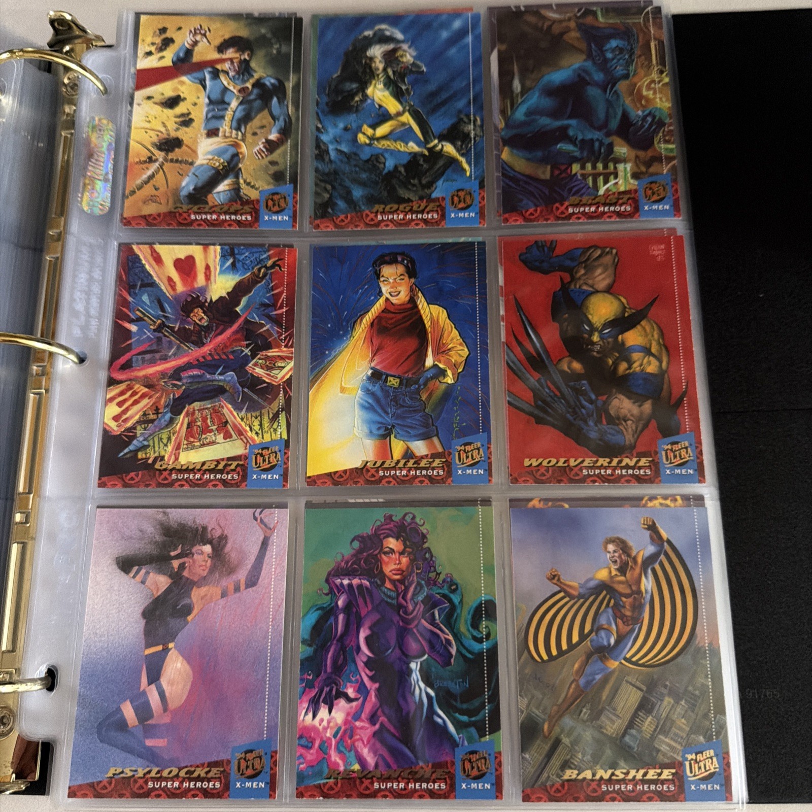 Fleer 1994 Marvel Ultra X-Men ’94 Complete Base Set Cards 1 -150
